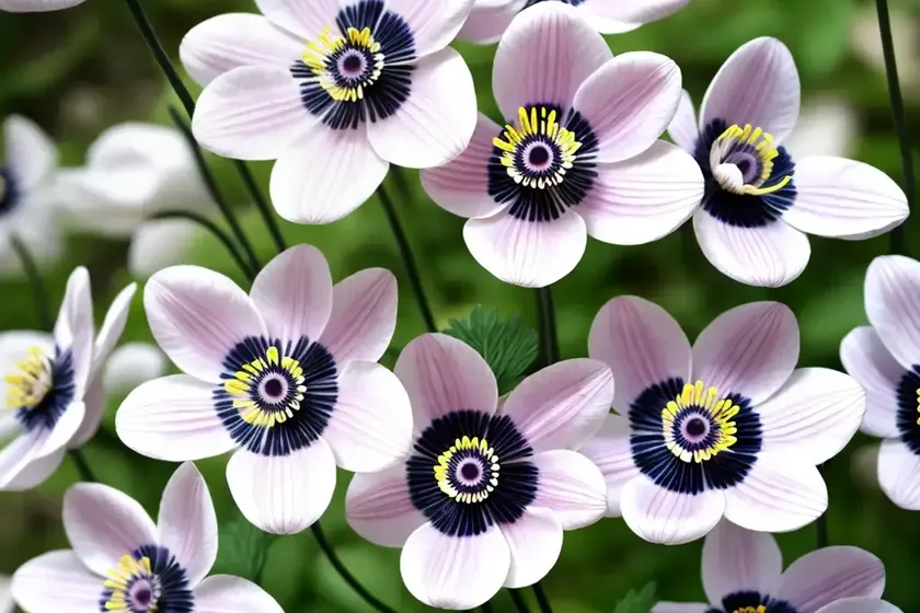 Anemone x hybrida ‘honorine jobert’ (japanese anemone) — photo 3