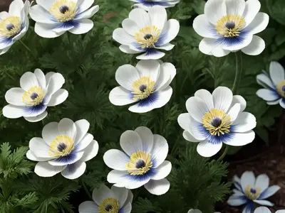 Anemone X Hybrida ‘Kxnigin Charlotte’ (Queen Charlotte)