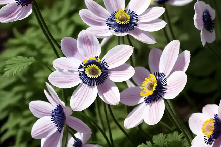 Anemone x hybrida ‘serenade’ (japanese anemone) — photo 3