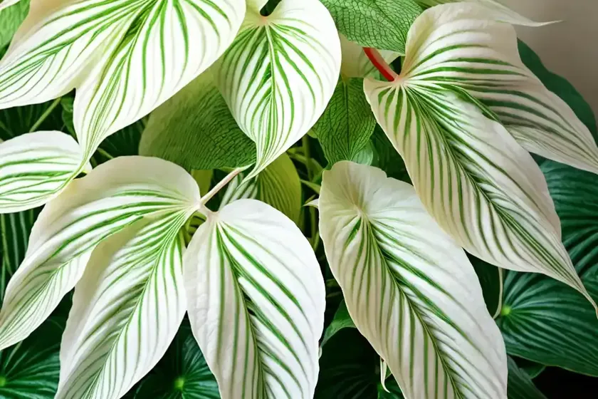 Angel-wing white christmas (caladium)