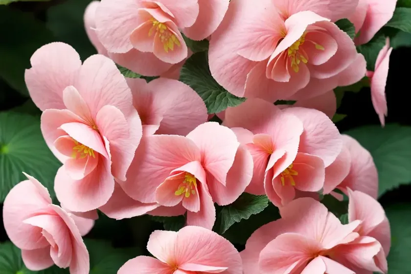 Angelwing begonia (begonia ‘benigo pink’) — photo 2