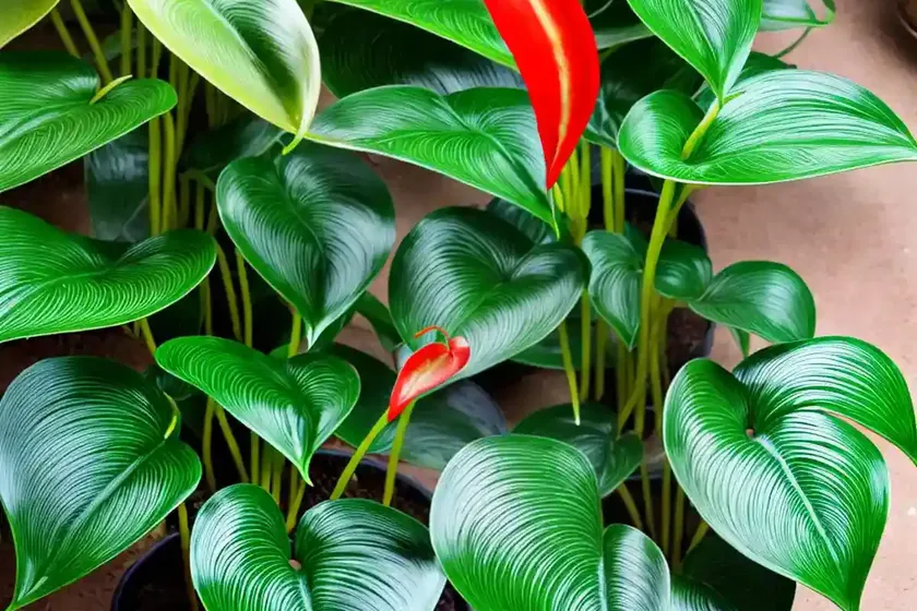 Anthurium (anthurium crassinervium) — photo 2