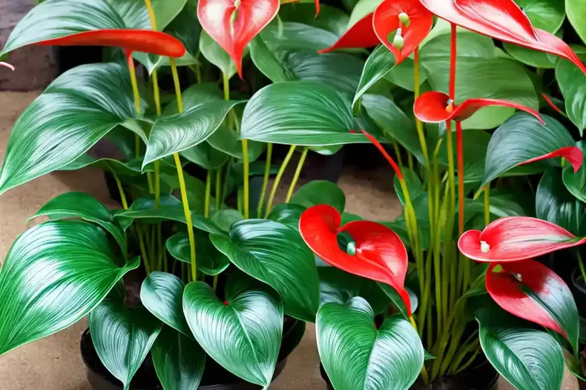 Anthurium (anthurium crassinervium) — photo 3