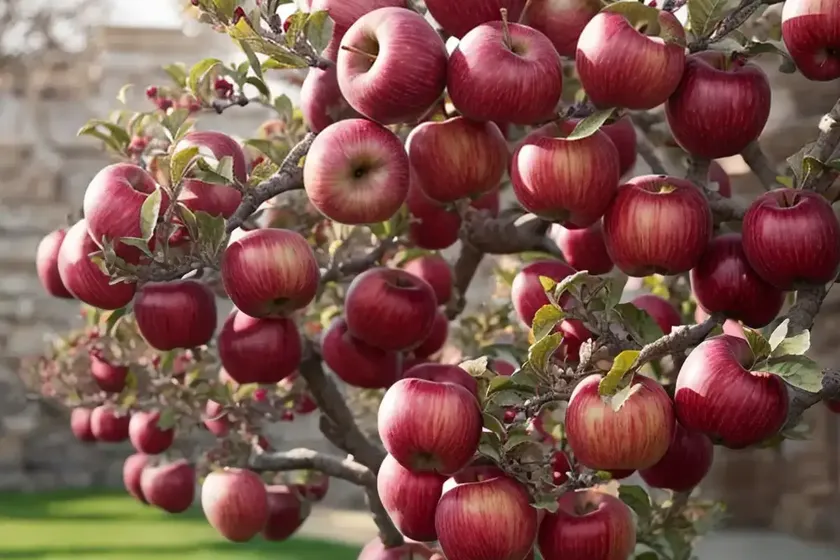 Apple (malus pumila ‘taylor’ starkspur red rome beauty) — photo 2