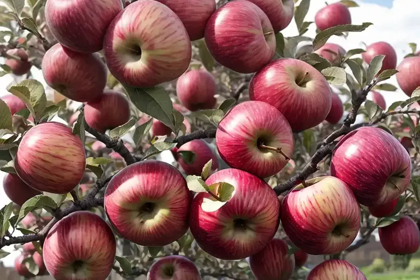 Apple (malus pumila ‘taylor’ starkspur red rome beauty) — photo 3