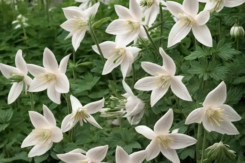 Aquilegia canadensis (canadian columbine) — photo 3