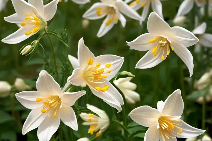 Aquilegia chrysantha (golden columbine) — photo 3