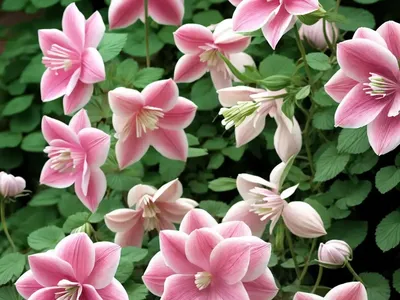 Aquilegia Coerulea Kirigami Rose & Pink (Columbine)