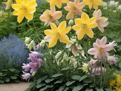 Aquilegia Coerulea Kirigami Yellow (Columbine)