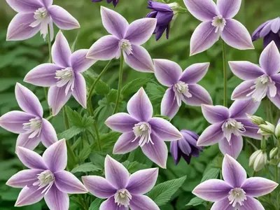 Aquilegia Earlybird Purple White (Columbine)