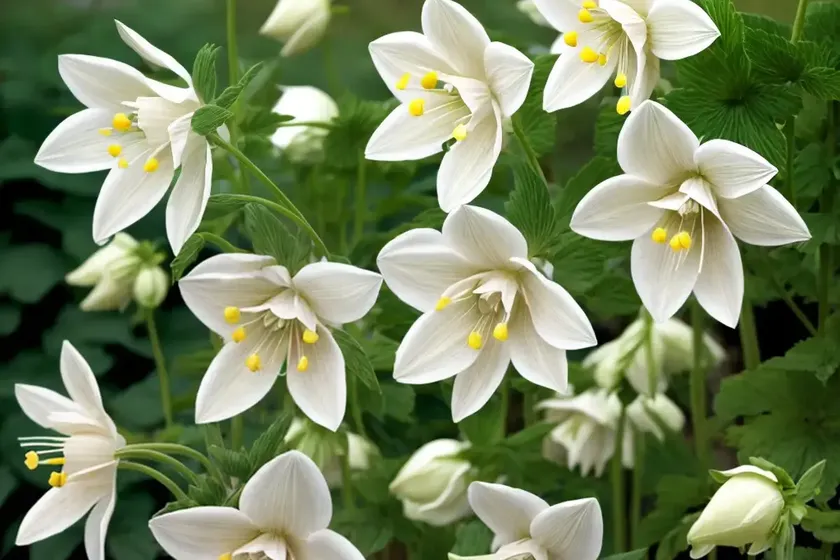 Aquilegia ‘lime sorbet’ (columbine) — photo 2