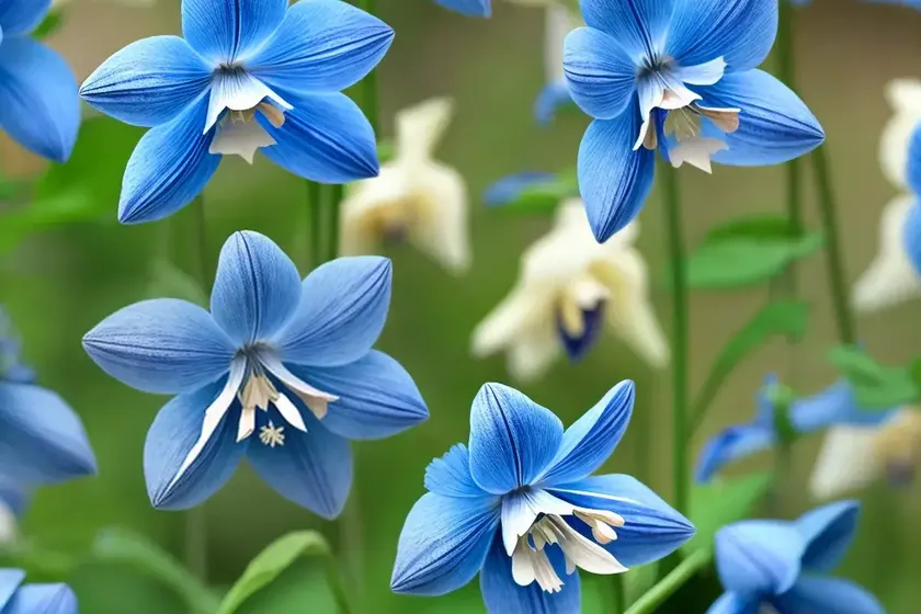 Aquilegia songbird ‘bluebird’ (columbine) — photo 2