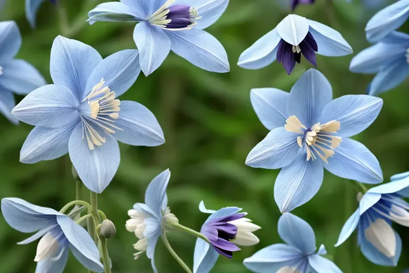 Aquilegia songbird ‘bluebird’ (columbine) — photo 3