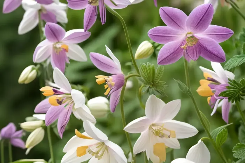 Aquilegia songbird ‘dove’ (columbine) — photo 2