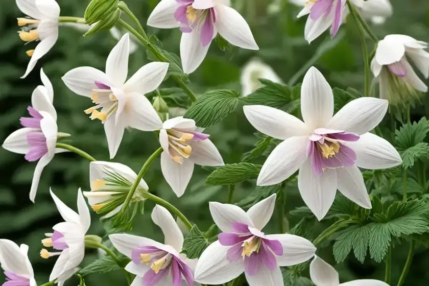 Aquilegia songbird ‘dove’ (columbine) — photo 3