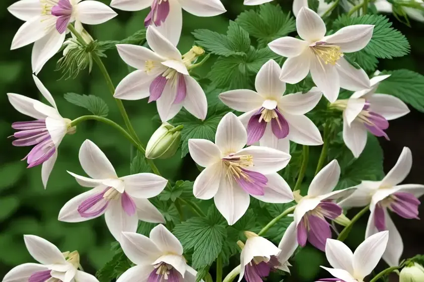 Aquilegia songbird ‘nightingale’ (columbine) — photo 2