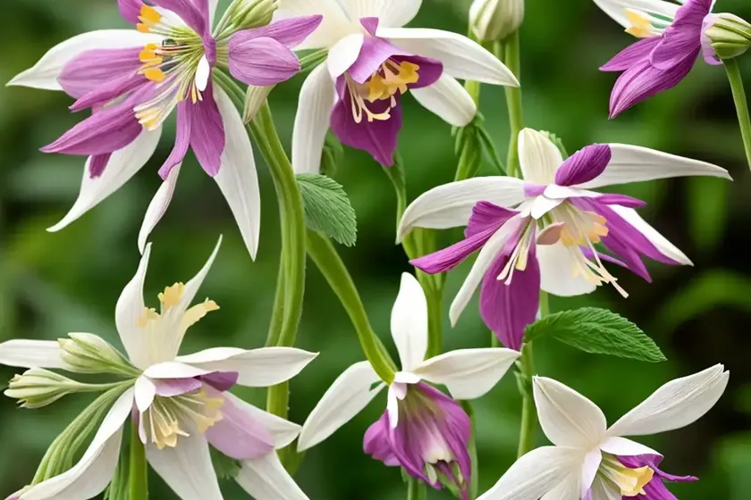 Aquilegia songbird ‘nightingale’ (columbine) — photo 3