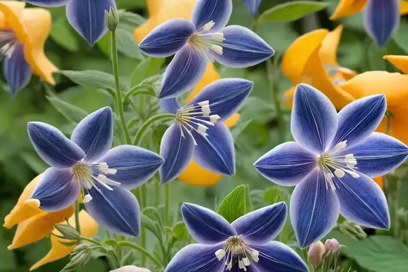Aquilegia vulgaris ‘clementine blue’ (columbine) — photo 2
