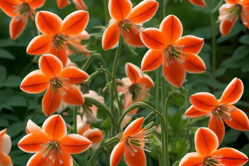Aquilegia vulgaris ‘clementine red’ (columbine) — photo 3