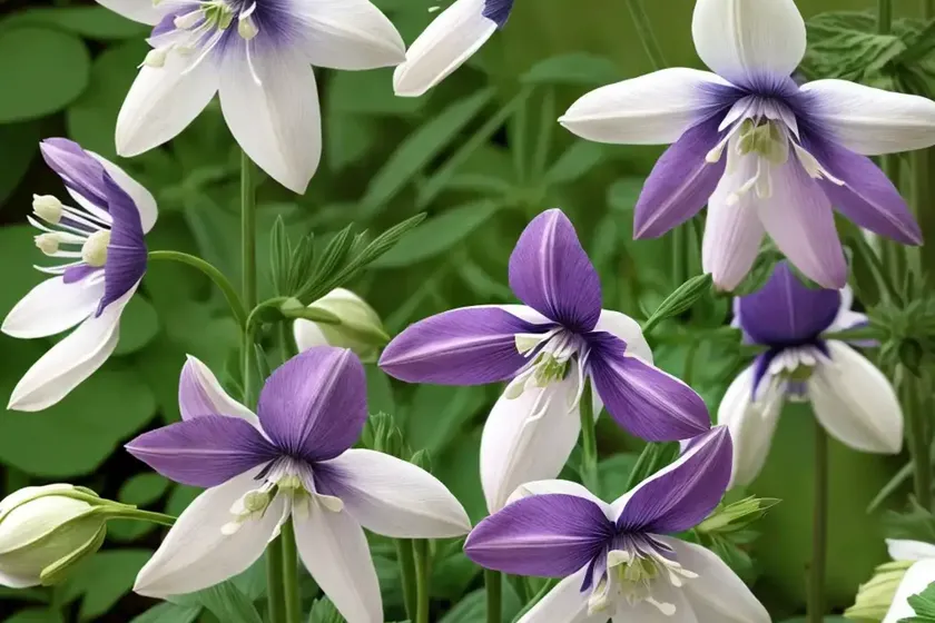 Aquilegia vulgaris (columbine)