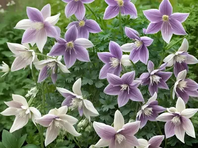 Aquilegia Vulgaris Var. Stellata ‘Nora Barlow’ (Columbine)