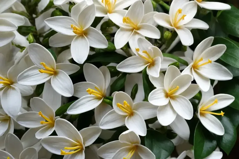 Arabian jasmine (jasminum sambac)