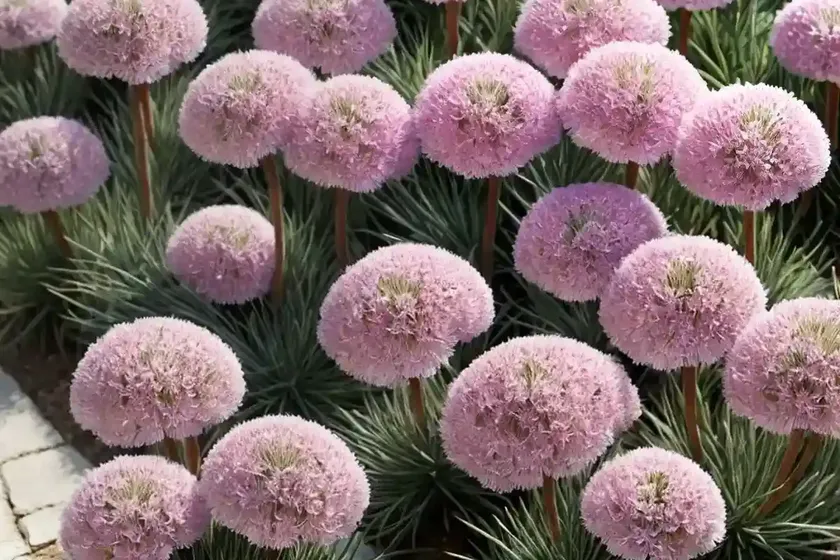 Armeria pseudarmeria ‘ballerina white’ (great thrift) — photo 3