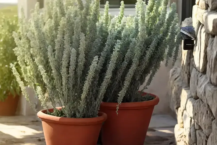 Artemisia ludoviciana (white sage) — photo 2