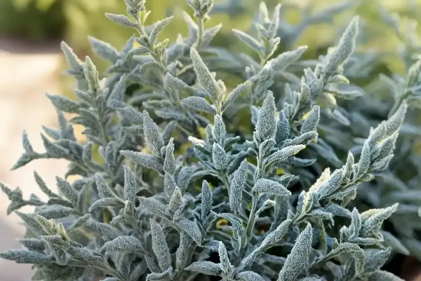Artemisia ludoviciana (white sage) — photo 3