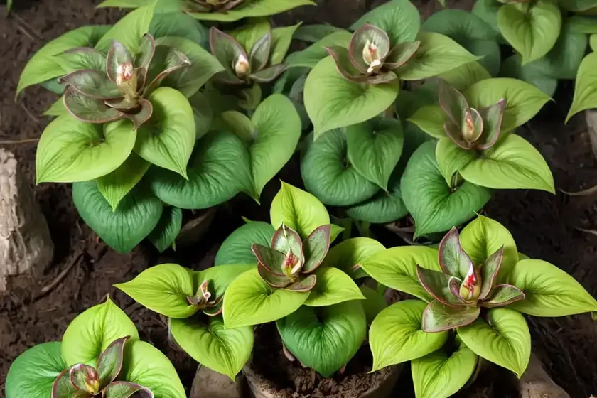 Asarum canadense (canada wild ginger) — photo 2