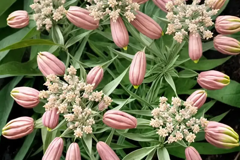 Asclepias incarnata ‘cinderella’ (swamp milkweed) — photo 3
