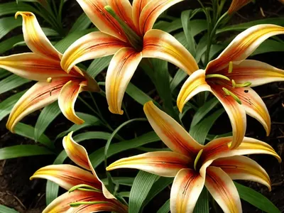 Asiatic Lily (Lilium Auratum)