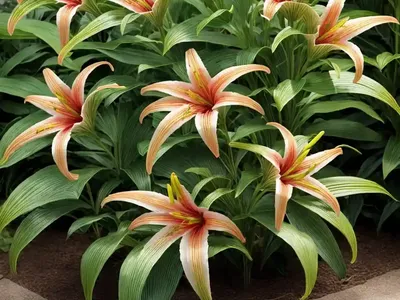 Asiatic Lily (Lilium ‘Dolly Madison’)