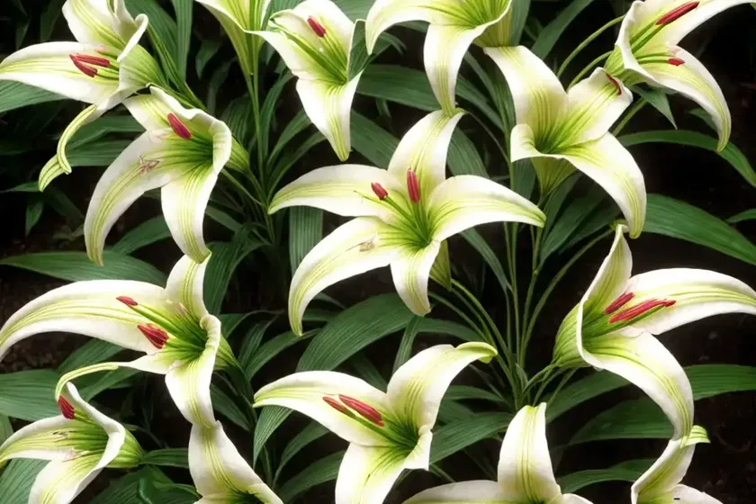 Asiatic lily (lilium ‘tiny diamond’) — photo 2