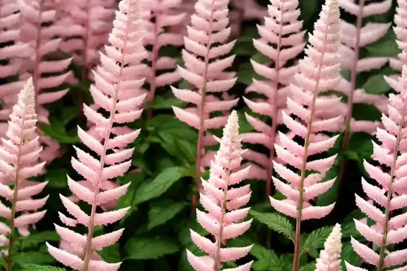 Astilbe chinensis ‘little vision in pink’ (chinese astilbe) — photo 3