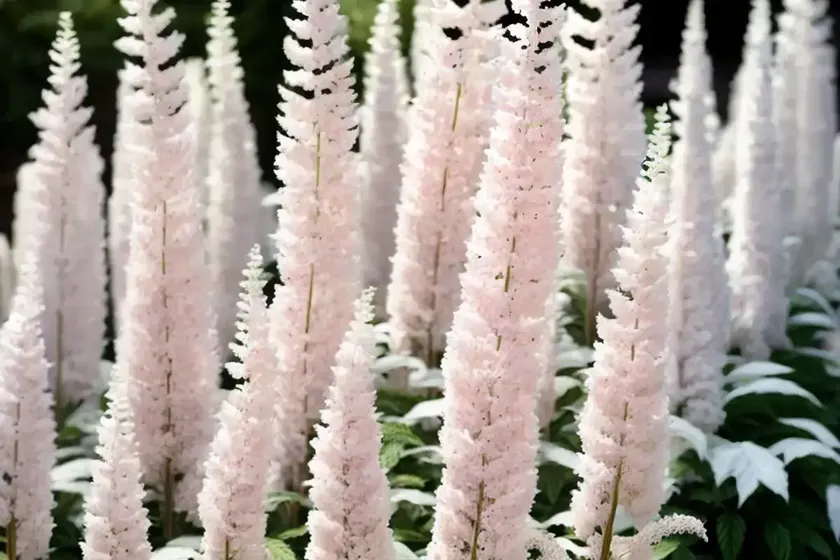 Astilbe chinensis ‘vision in white’ (chinese astilbe) — photo 2