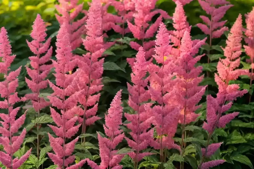 Astilbe chinensis ‘vision inferno’ (chinese astilbe) — photo 2