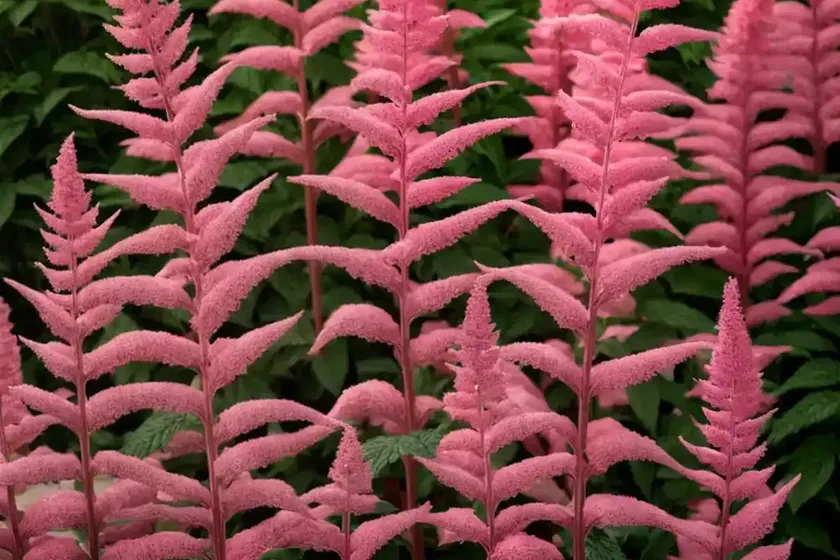 Astilbe chinensis ‘vision inferno’ (chinese astilbe) — photo 3