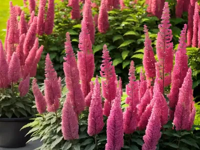 Astilbe Chinensis ‘Vision Inferno’ (Chinese Astilbe)