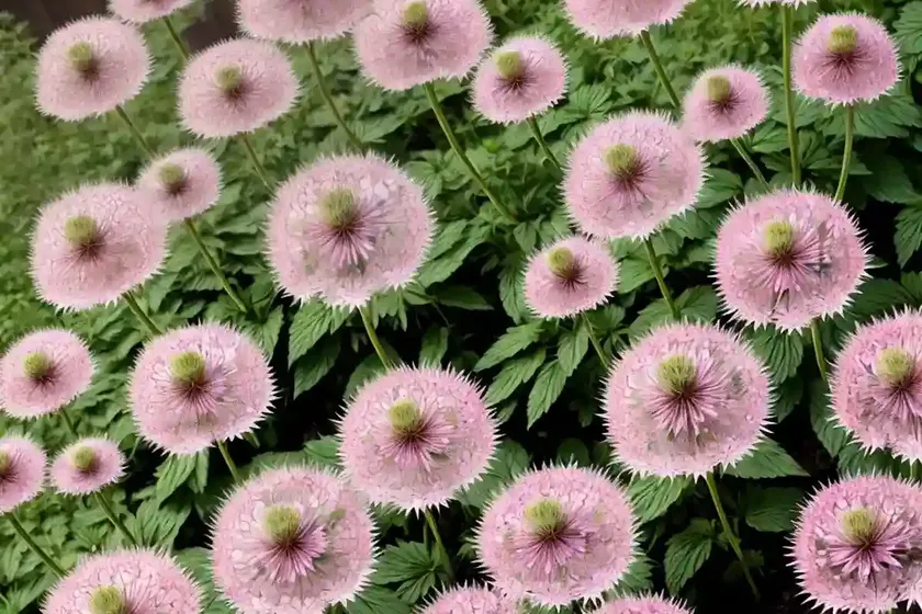 Astrantia major var. rosea (great masterwort) — photo 2