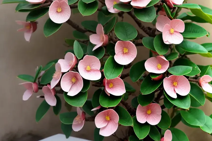 Autograph tree (clusia rosea)