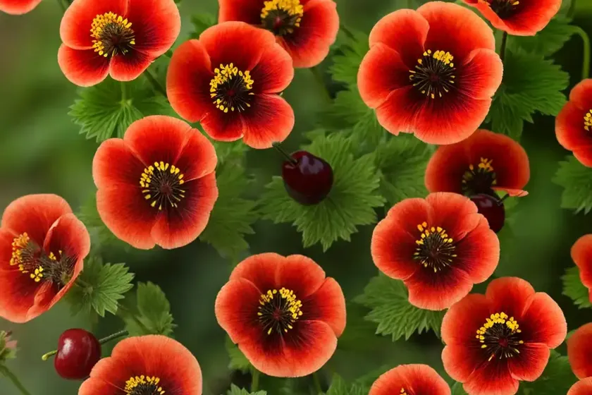 Avens (geum ‘cherry bomb’) — photo 3