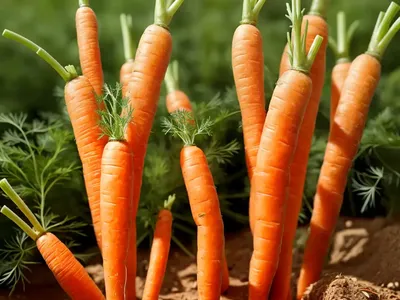 Baby Carrots (Daucus Carota Subsp. Sativus)