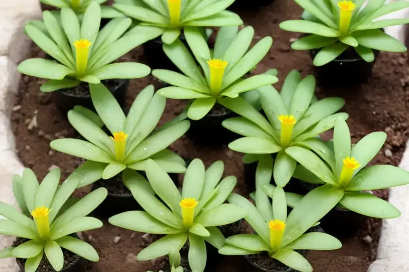 Baby toes plant (fenestraria rhopalophylla) — photo 2