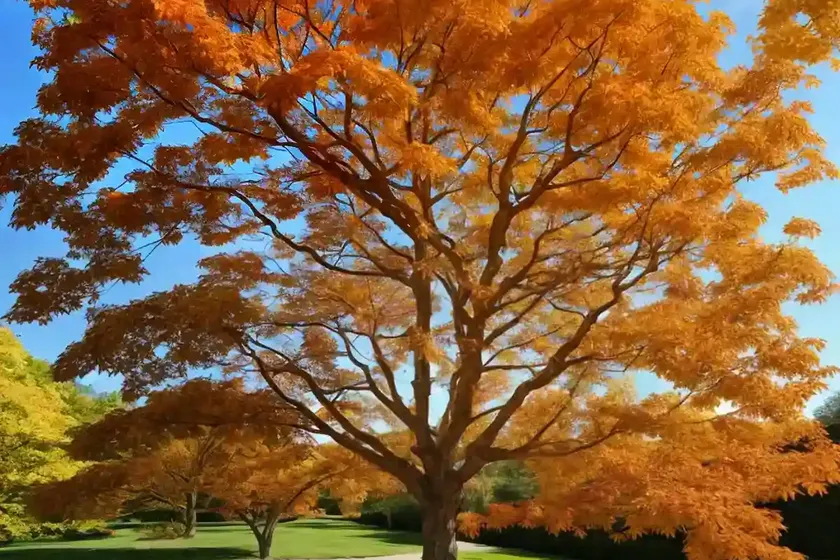 Balkan maple (acer hyrcanum)