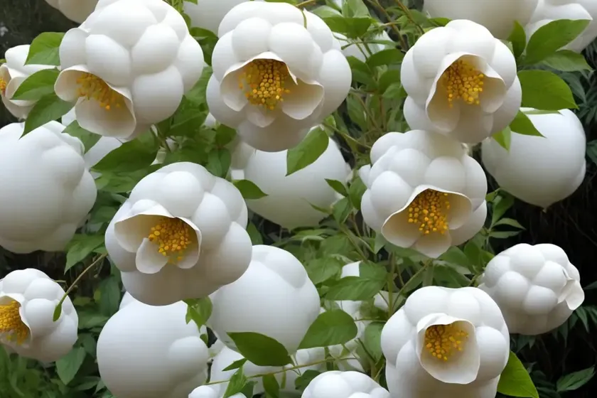 Balloon cotton bush (gomphocarpus physocarpus) — photo 2