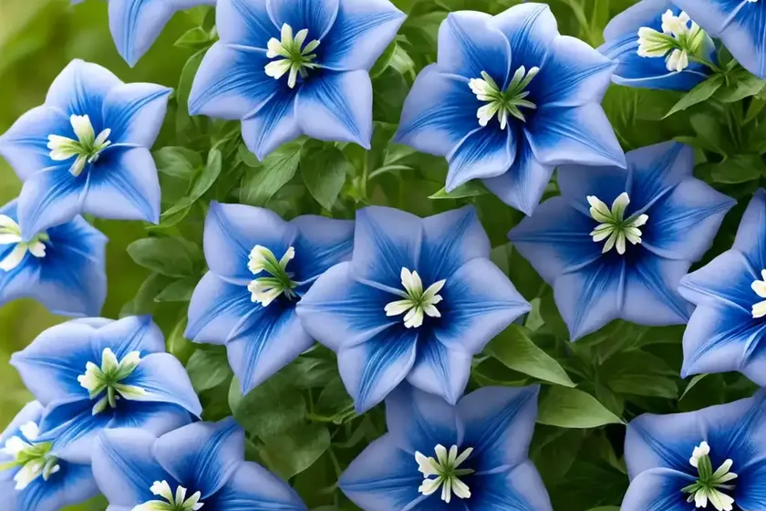 Balloon flower (platycodon grandiflorus ‘astra semi-double blue’) — photo 2
