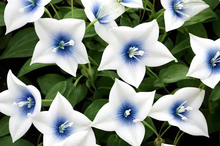 Balloon flower (platycodon grandiflorus ‘fuji white’) — photo 2