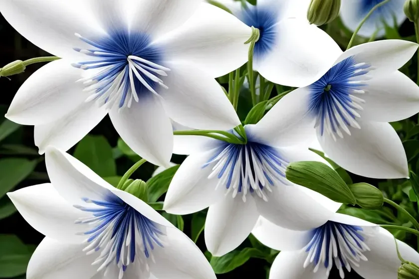 Balloon flower (platycodon grandiflorus ‘fuji white’) — photo 3