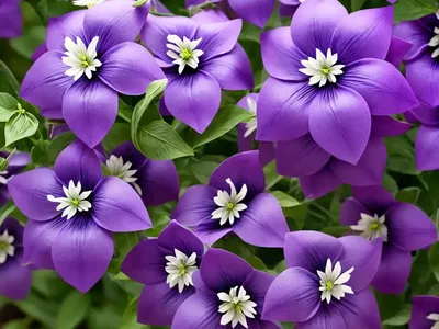 Balloon Flower (Platycodon Grandiflorus ‘Misato Purple’)